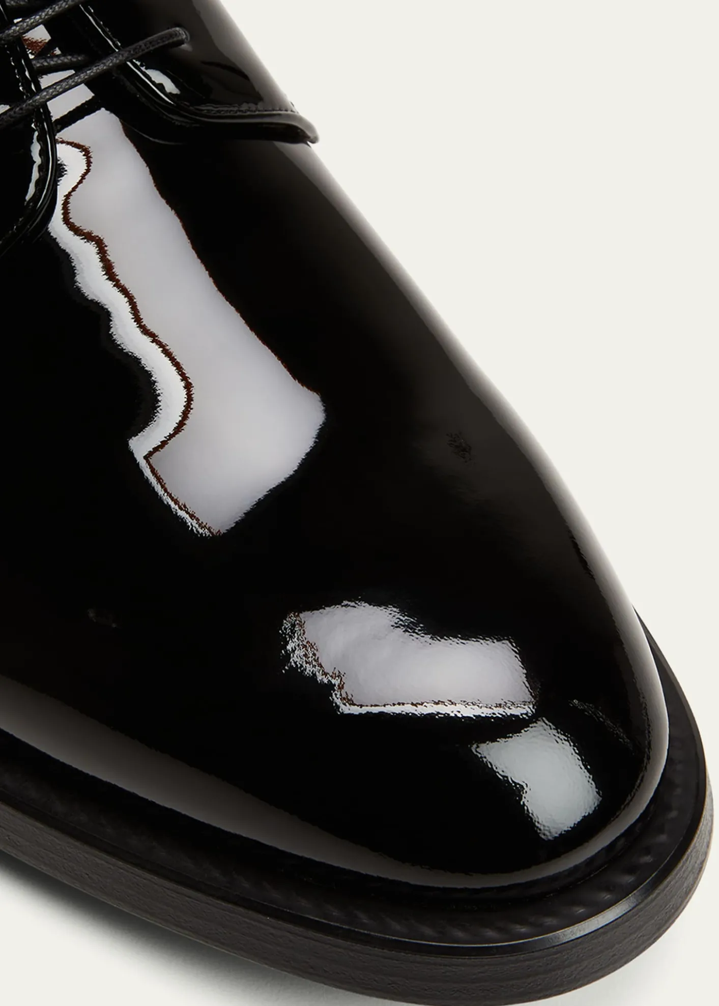 Giorgio ArmaniMen's Patent Leather Derby Shoes