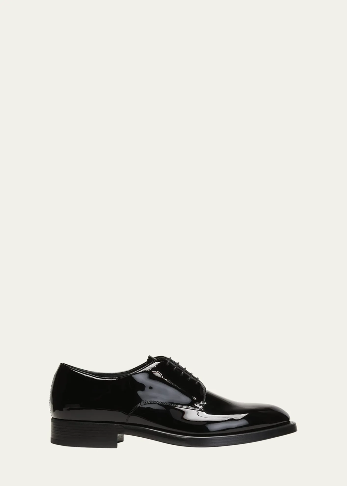 Giorgio ArmaniMen's Patent Leather Derby Shoes