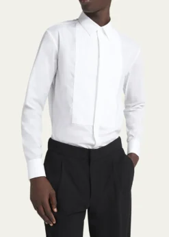 Giorgio ArmaniMen's Pleated Bib Tuxedo Shirt