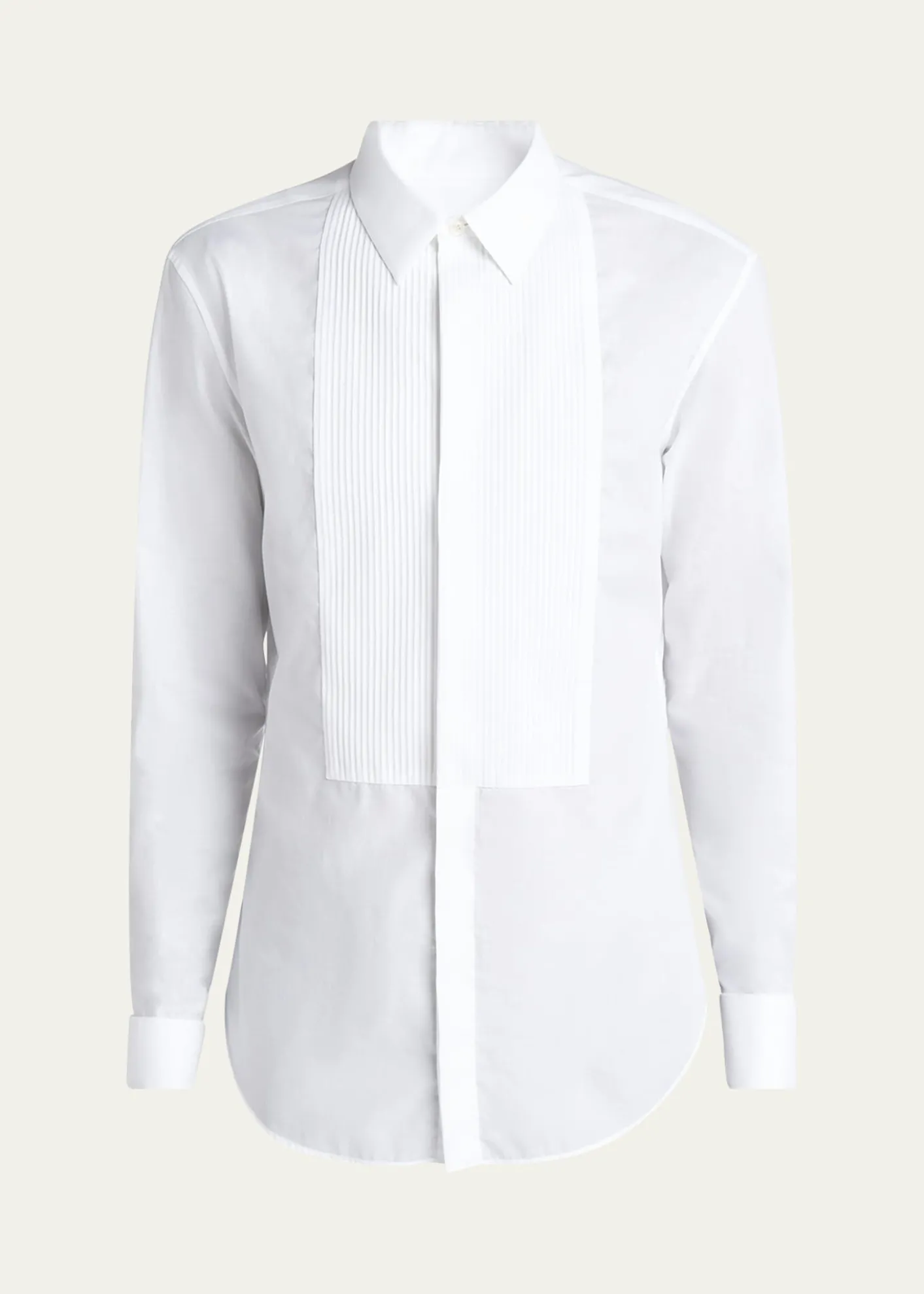 Giorgio ArmaniMen's Pleated Bib Tuxedo Shirt