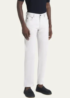 Giorgio ArmaniMen's 5-Pocket Stretch Cotton Pants