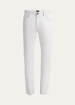 Giorgio ArmaniMen's 5-Pocket Stretch Cotton Pants