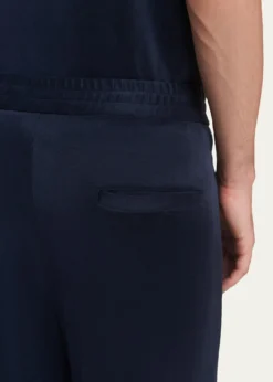 Giorgio ArmaniMen's Relaxed-Fit Cupro Trousers