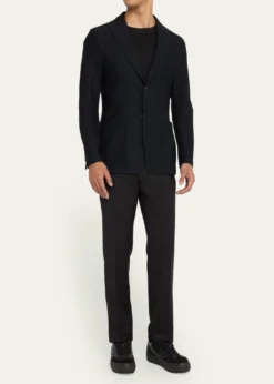 Giorgio ArmaniMen's Rice Stitch Sport Coat