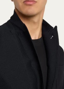 Giorgio ArmaniMen's Rice Stitch Sport Coat