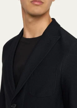 Giorgio ArmaniMen's Rice Stitch Sport Coat