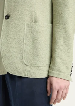 Giorgio ArmaniMen's Seersucker Patch-Pocket Blazer