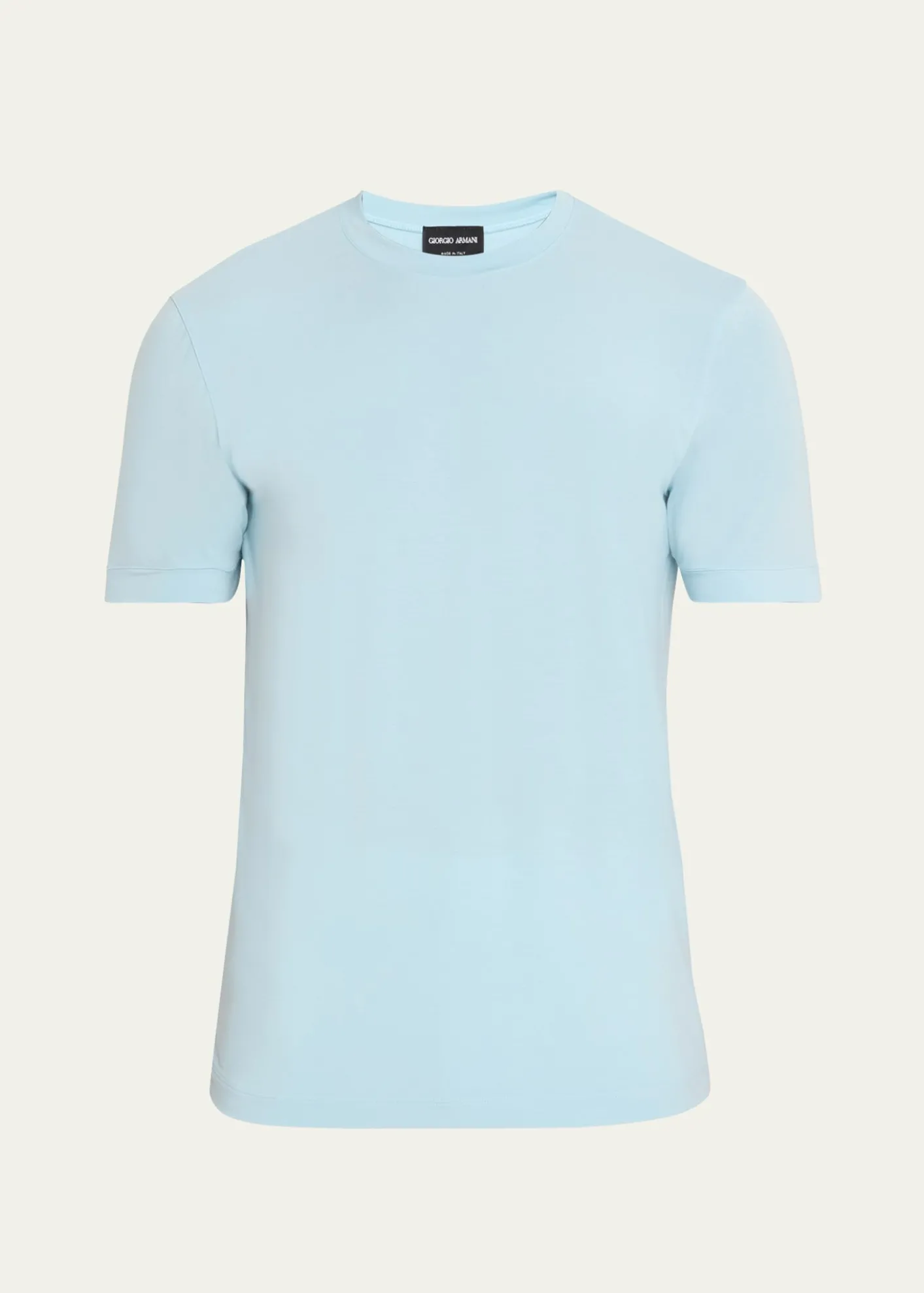Giorgio ArmaniMen's Short-Sleeved Cotton Jersey T-Shirt