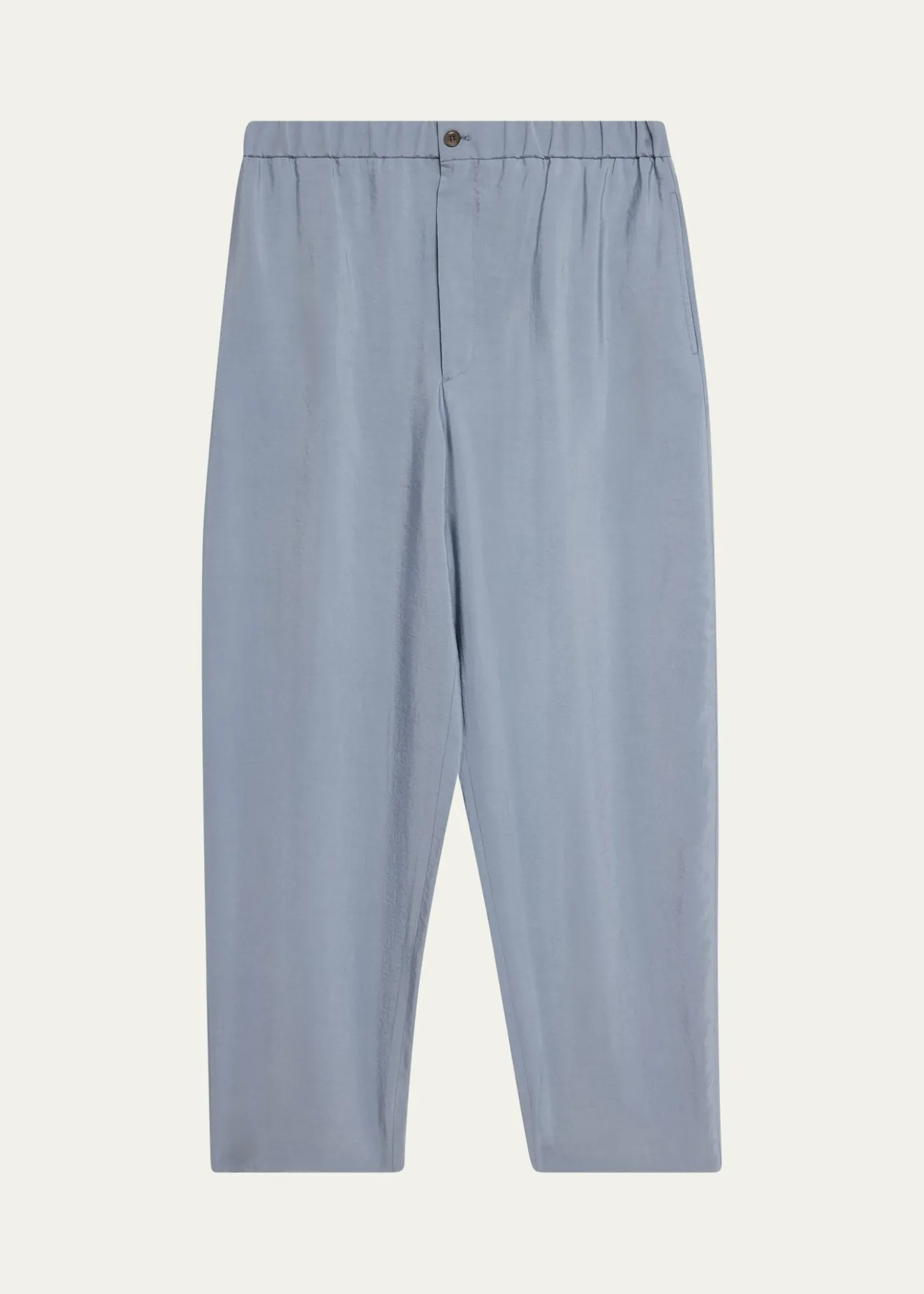 Giorgio ArmaniMen's Silk Wide-Leg Trousers