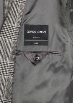 Giorgio ArmaniMen's Soft Glen Plaid Single-Breasted Sport Coat