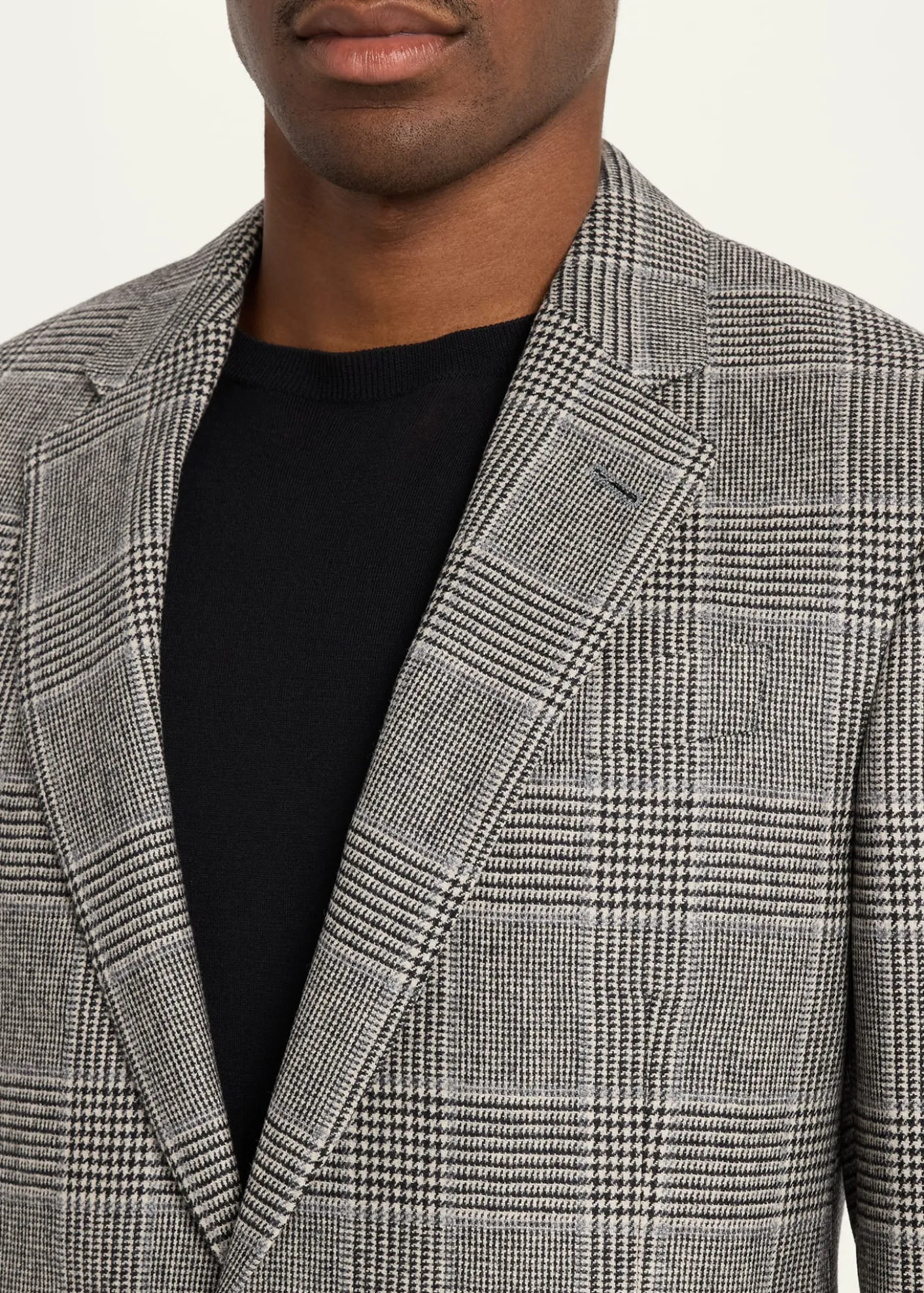 Giorgio ArmaniMen's Soft Glen Plaid Single-Breasted Sport Coat