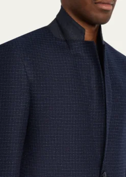 Giorgio ArmaniMen's Soft Line Check Single-Breasted Sport Coat