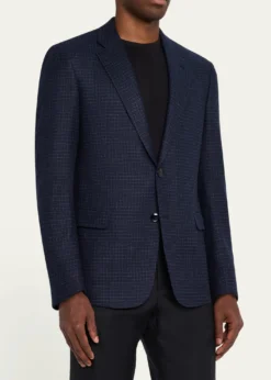 Giorgio ArmaniMen's Soft Line Check Single-Breasted Sport Coat