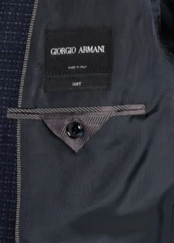 Giorgio ArmaniMen's Soft Line Check Single-Breasted Sport Coat