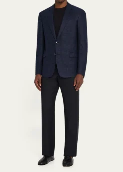 Giorgio ArmaniMen's Soft Line Check Single-Breasted Sport Coat