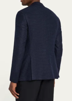 Giorgio ArmaniMen's Soft Line Check Single-Breasted Sport Coat