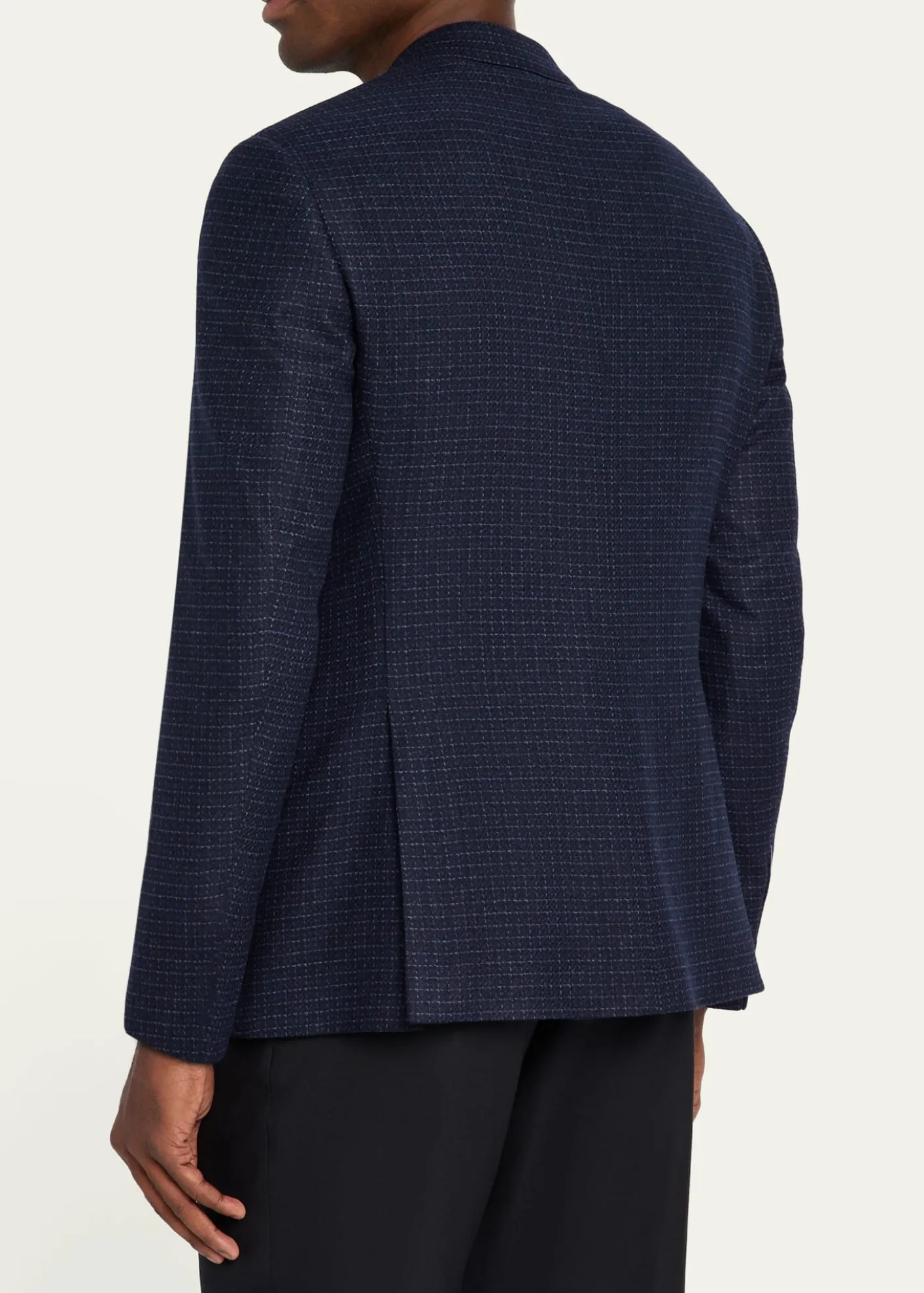 Giorgio ArmaniMen's Soft Line Check Single-Breasted Sport Coat