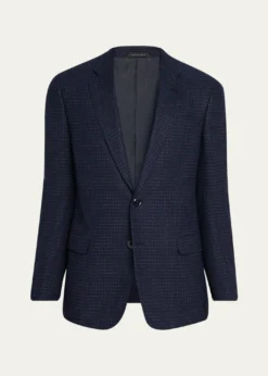 Giorgio ArmaniMen's Soft Line Check Single-Breasted Sport Coat