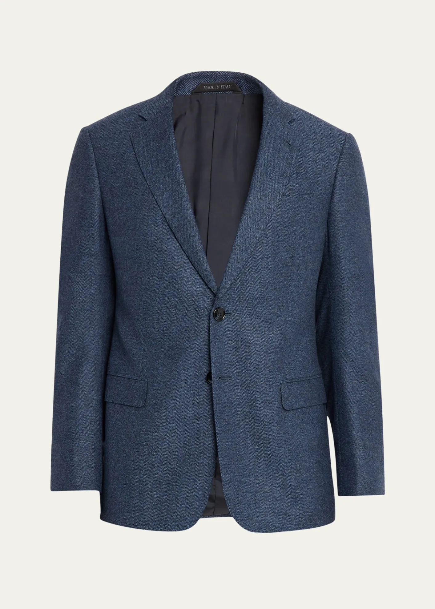 Giorgio ArmaniMen's Soft Line Chevron Single-Breasted Sport Coat
