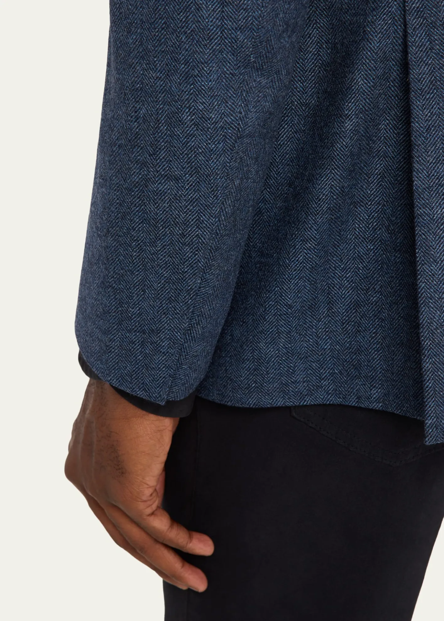 Giorgio ArmaniMen's Soft Line Chevron Single-Breasted Sport Coat