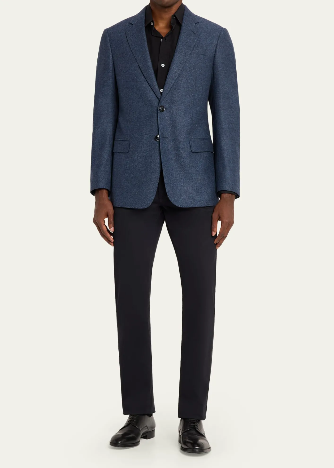 Giorgio ArmaniMen's Soft Line Chevron Single-Breasted Sport Coat