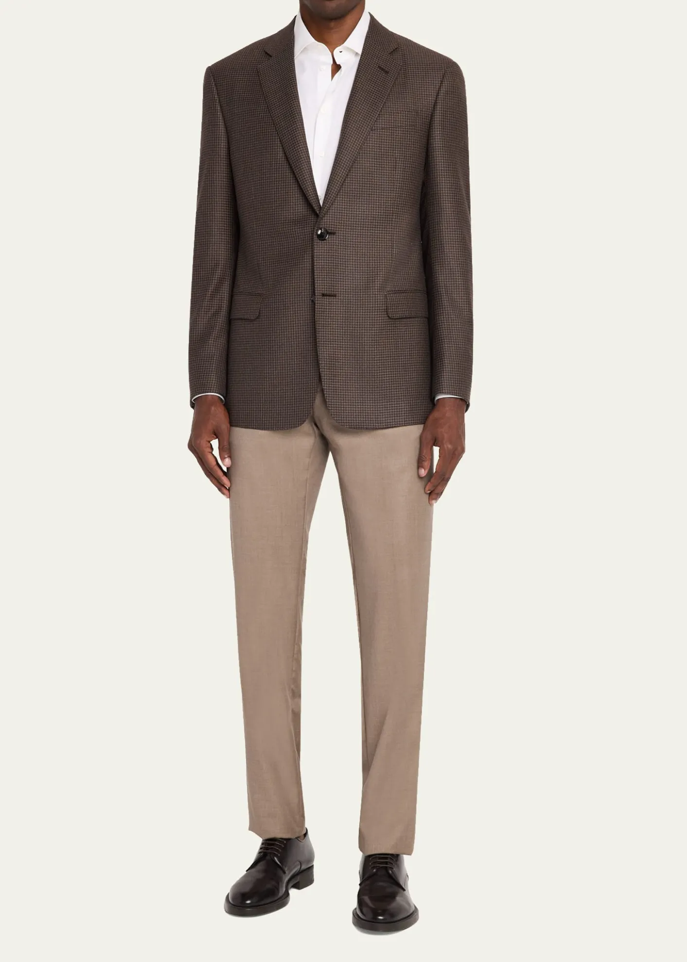Giorgio ArmaniMen's Soft Line Houndstooth Single-Breasted Sport Coat