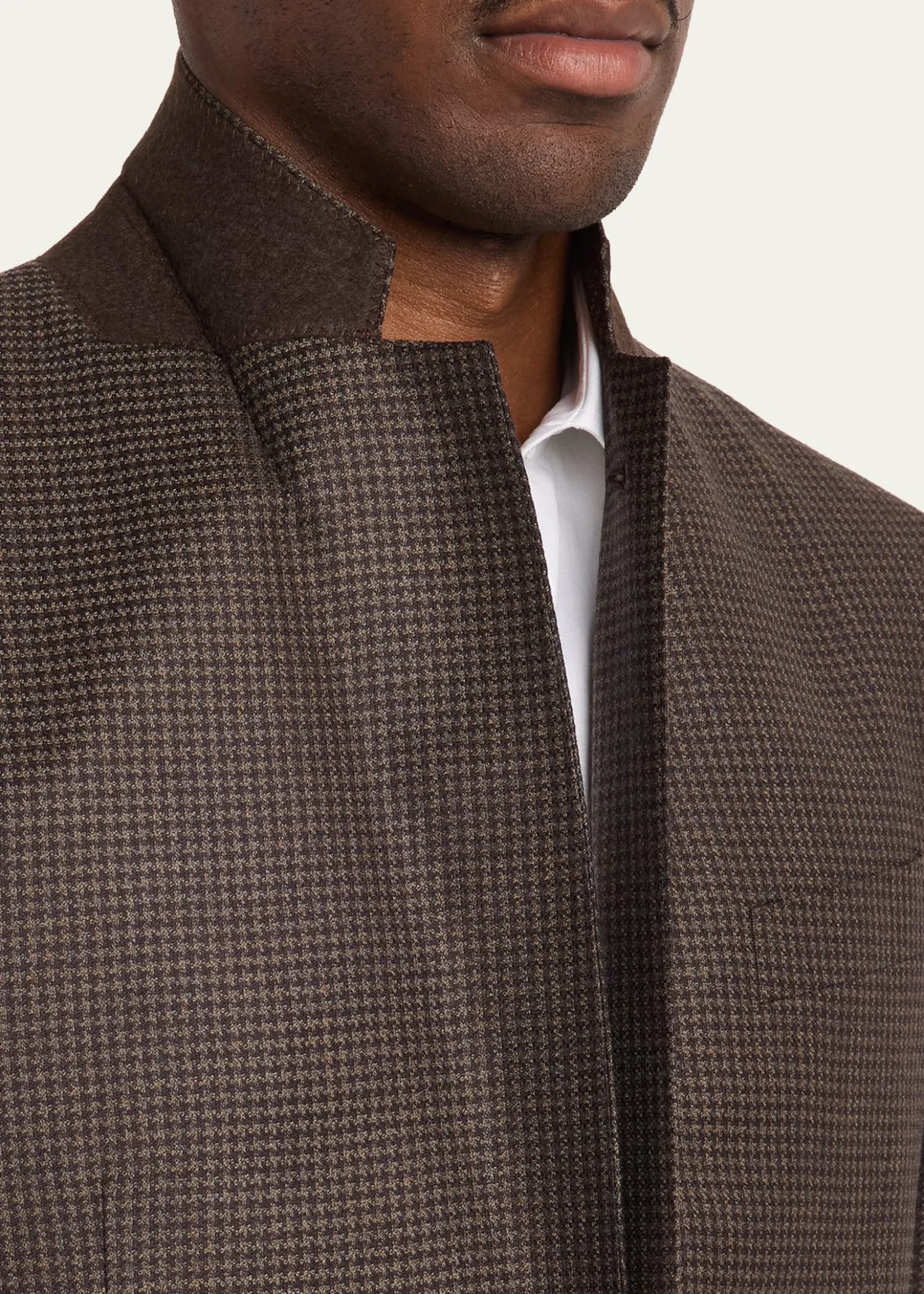 Giorgio ArmaniMen's Soft Line Houndstooth Single-Breasted Sport Coat