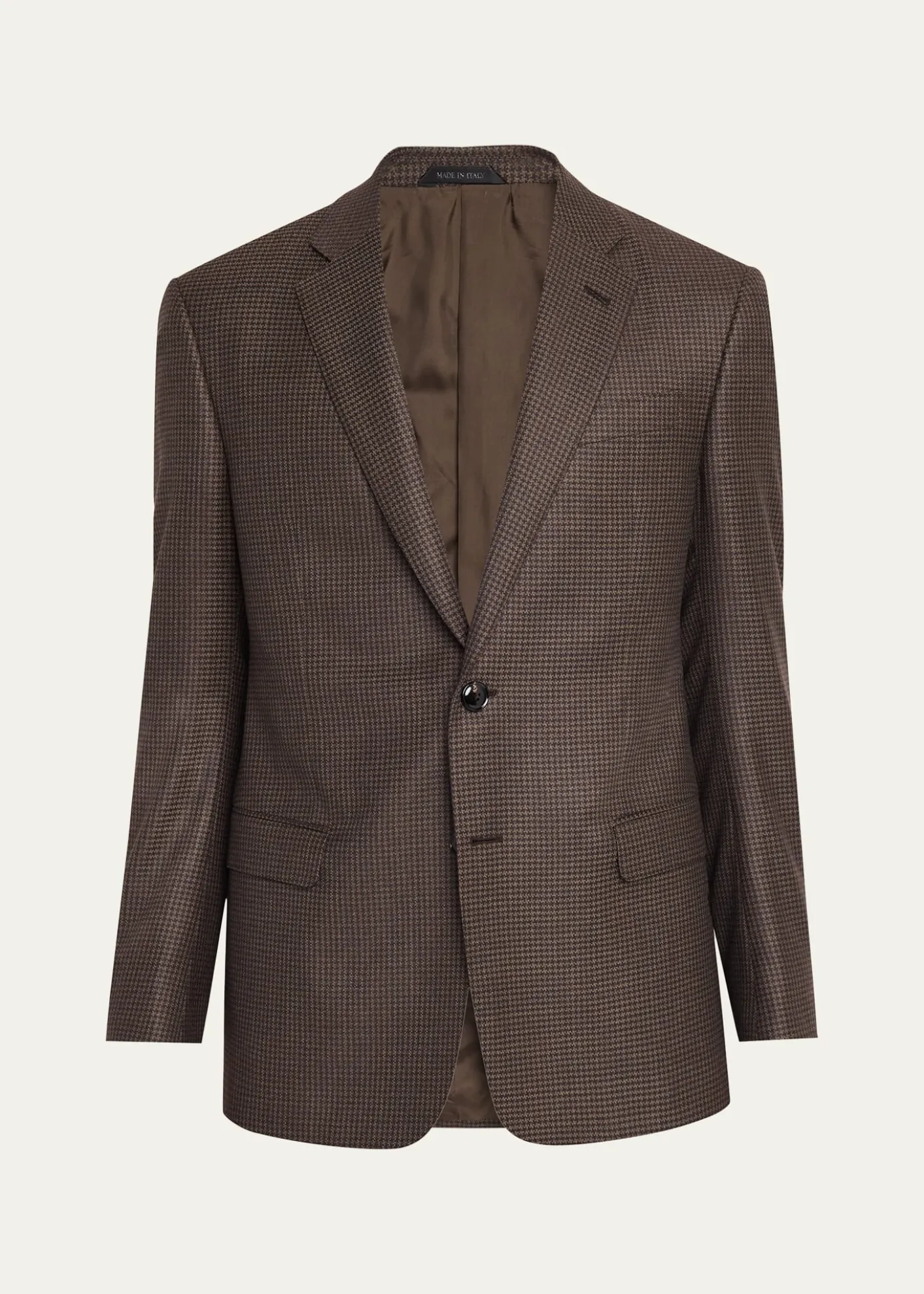 Giorgio ArmaniMen's Soft Line Houndstooth Single-Breasted Sport Coat