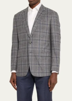 Giorgio ArmaniMen's Soft Plaid Sport Coat