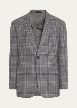Giorgio ArmaniMen's Soft Plaid Sport Coat