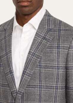 Giorgio ArmaniMen's Soft Plaid Sport Coat