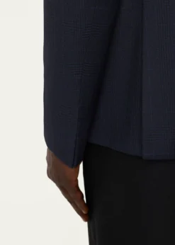 Giorgio ArmaniMen's Soft Prince of Wales Single-Breasted Sport Coat