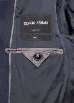 Giorgio ArmaniMen's Soft Prince of Wales Single-Breasted Sport Coat