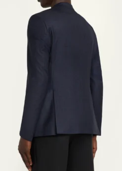 Giorgio ArmaniMen's Soft Prince of Wales Single-Breasted Sport Coat