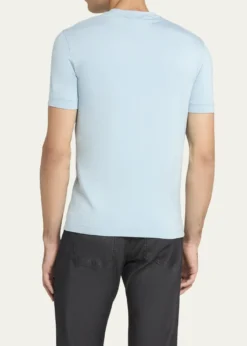 Giorgio ArmaniMen's Solid Short-Sleeve T-Shirt