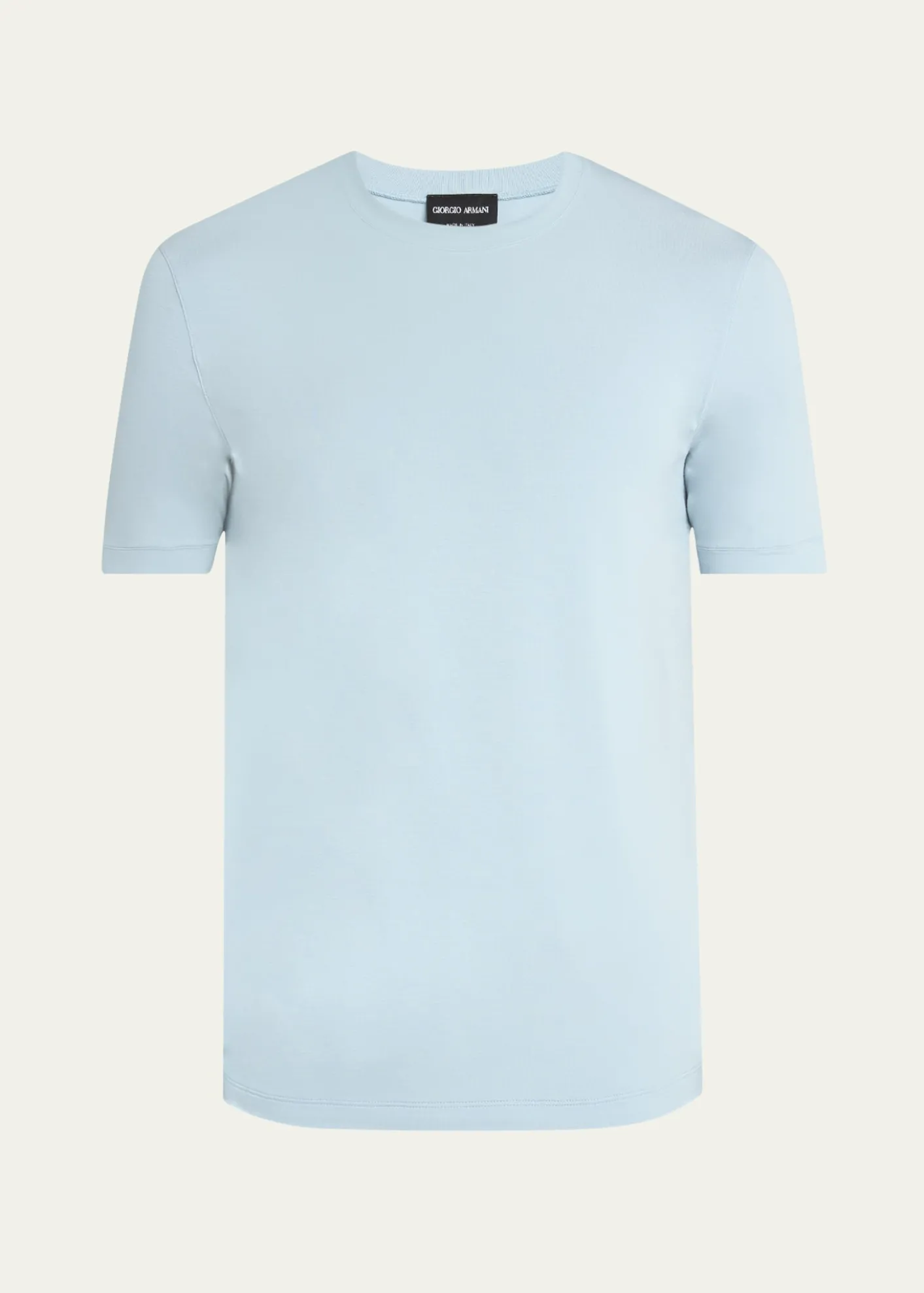 Giorgio ArmaniMen's Solid Short-Sleeve T-Shirt