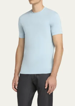 Giorgio ArmaniMen's Solid Short-Sleeve T-Shirt