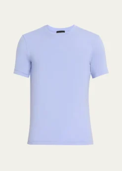 Giorgio ArmaniMen's Solid Viscose Stretch Jersey T-Shirt
