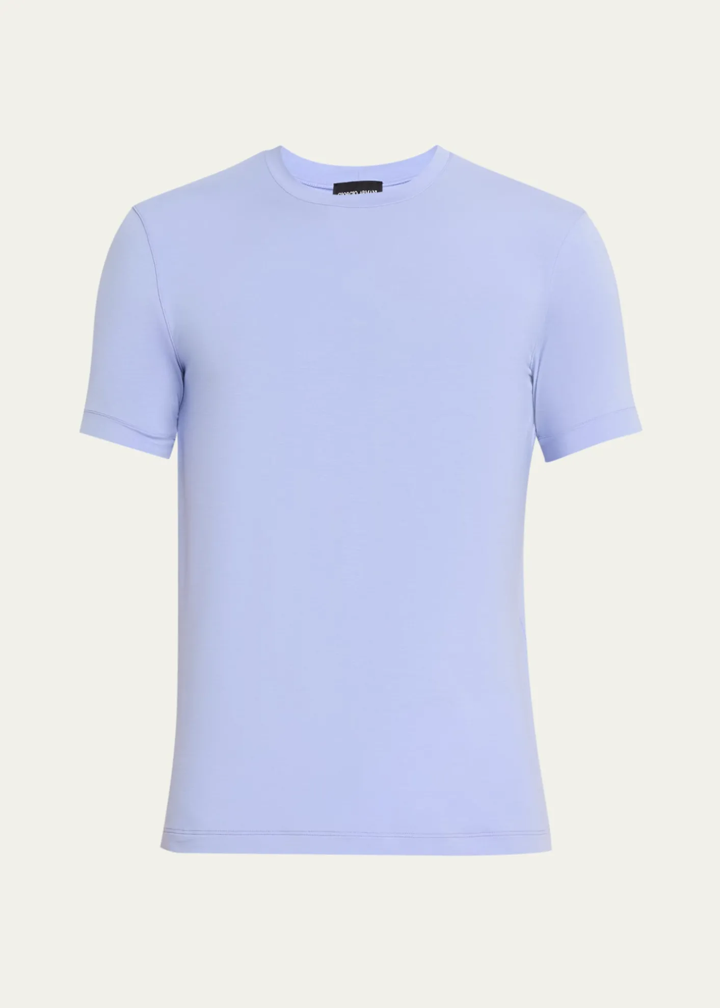 Giorgio ArmaniMen's Solid Viscose Stretch Jersey T-Shirt