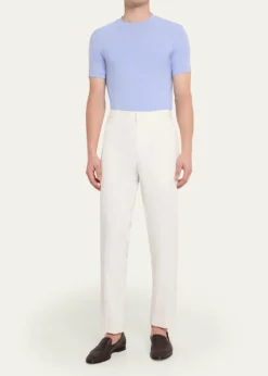 Giorgio ArmaniMen's Solid Viscose Stretch Jersey T-Shirt