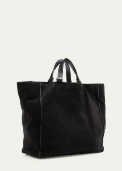 Giorgio ArmaniMen's Split Leather Tote Bag