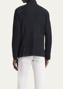 Giorgio ArmaniMen's Suede Field Jacket