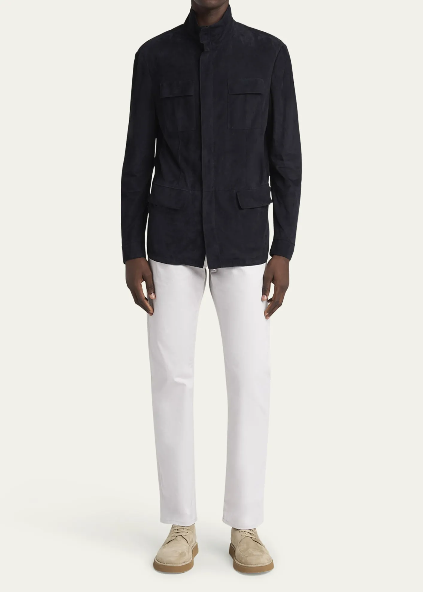 Giorgio ArmaniMen's Suede Field Jacket