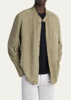 Giorgio ArmaniMen's Suede Overshirt