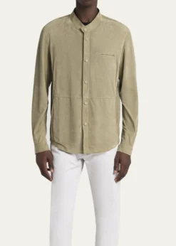 Giorgio ArmaniMen's Suede Overshirt