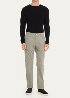 Giorgio ArmaniMen's Suede Sneaker-Sole Loafers