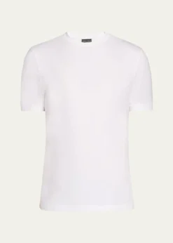 Giorgio ArmaniMen's Textured Stretch T-Shirt