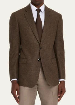 Giorgio ArmaniMen's Textured Wool and Cashmere G Line Sport Coat