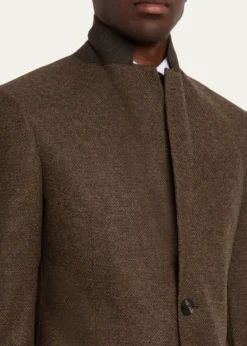 Giorgio ArmaniMen's Textured Wool and Cashmere G Line Sport Coat
