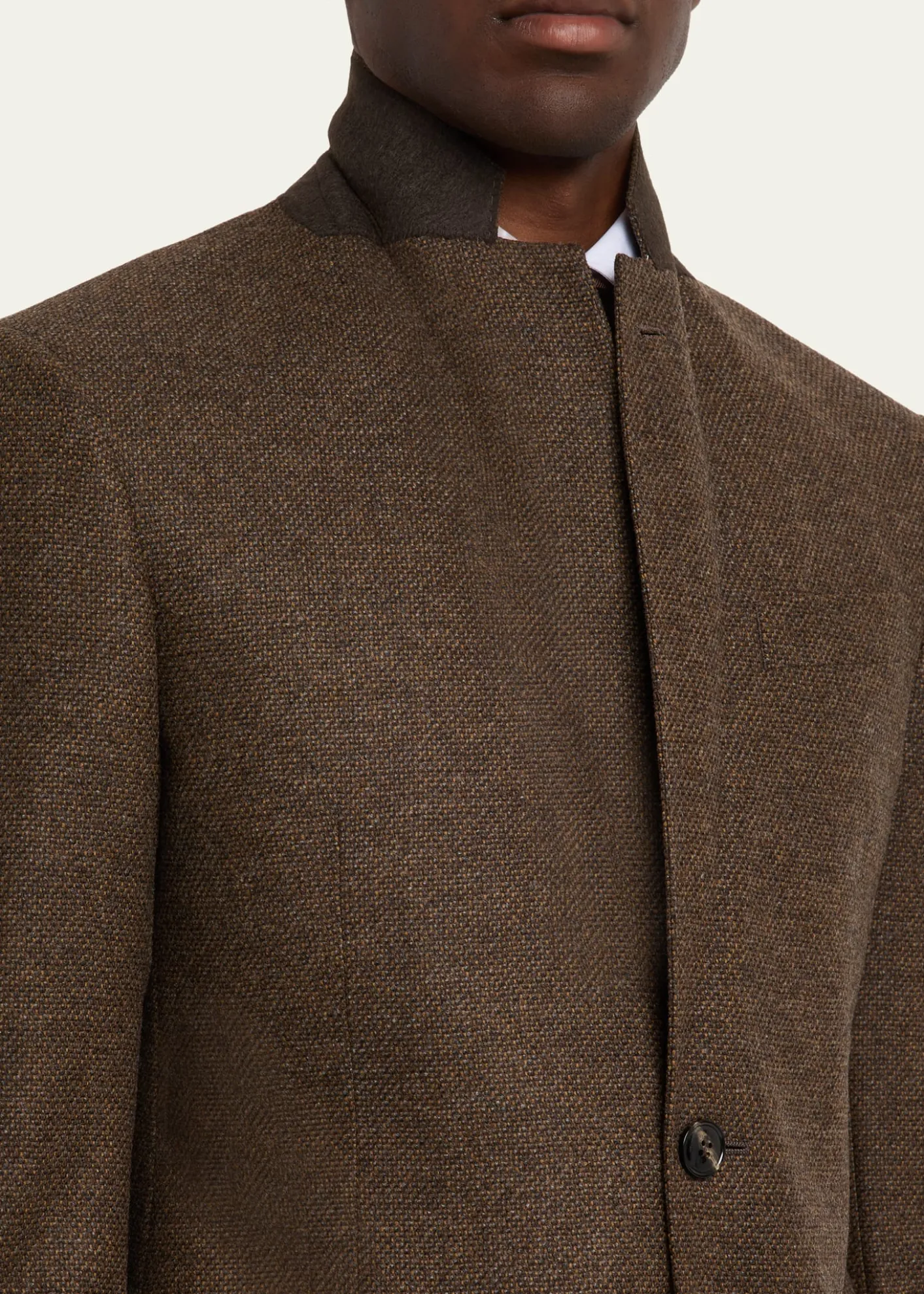 Giorgio ArmaniMen's Textured Wool and Cashmere G Line Sport Coat